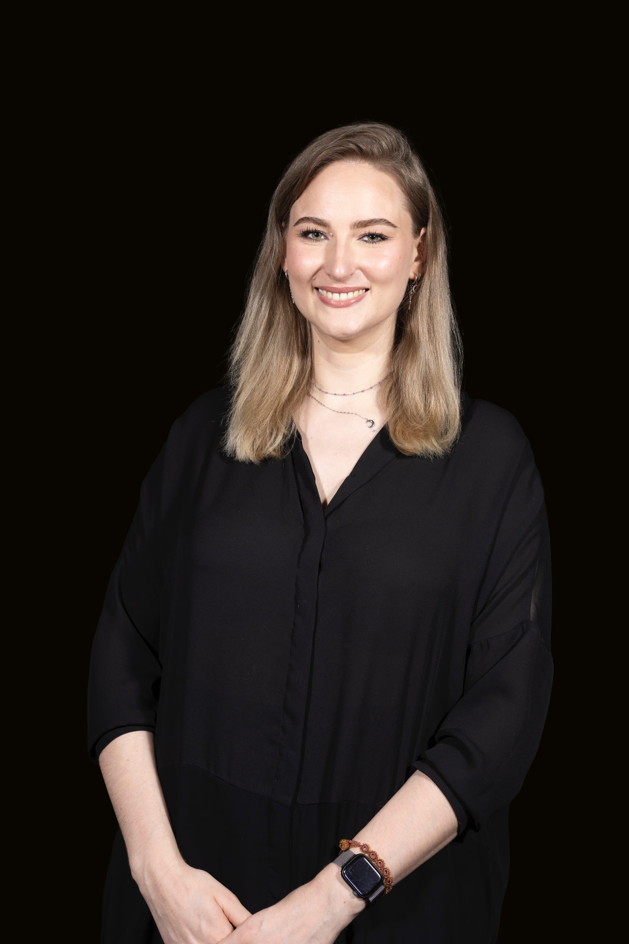 Portrait de Clara Gross, maquillage et perruques