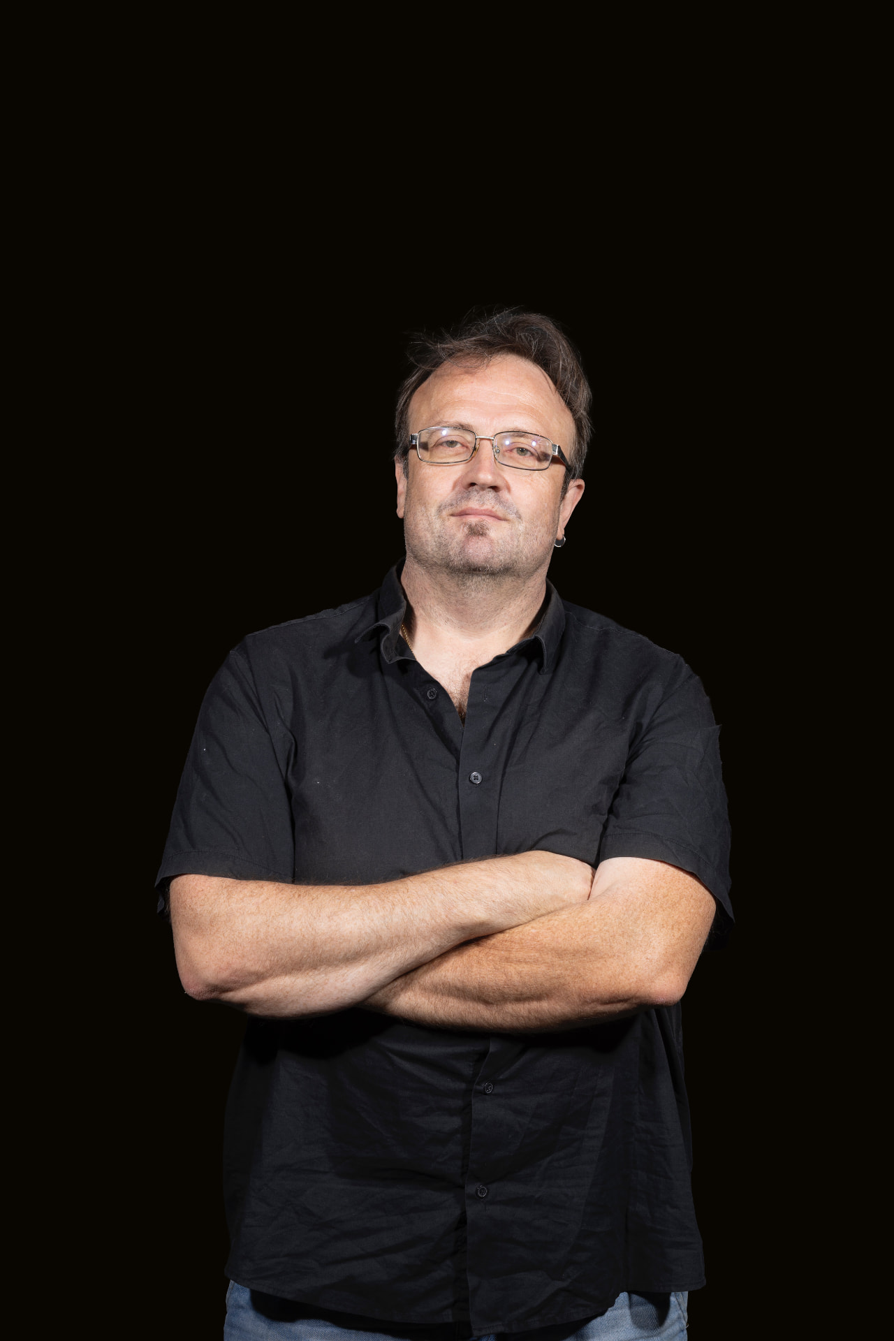Portrait de Xavier Jacquet, création son et régisseur son