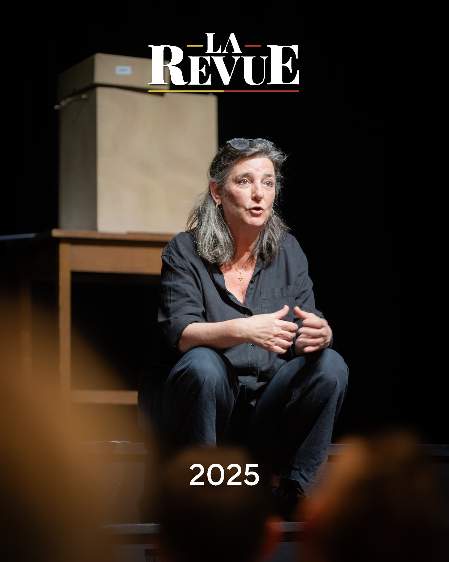 Portrait de Claude-Inga Barbey sur scène en 2025